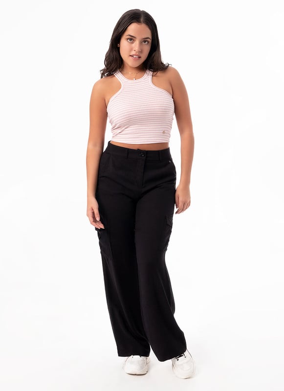 POLO MODA CHALA RIB LYCRADO MUJER - 1