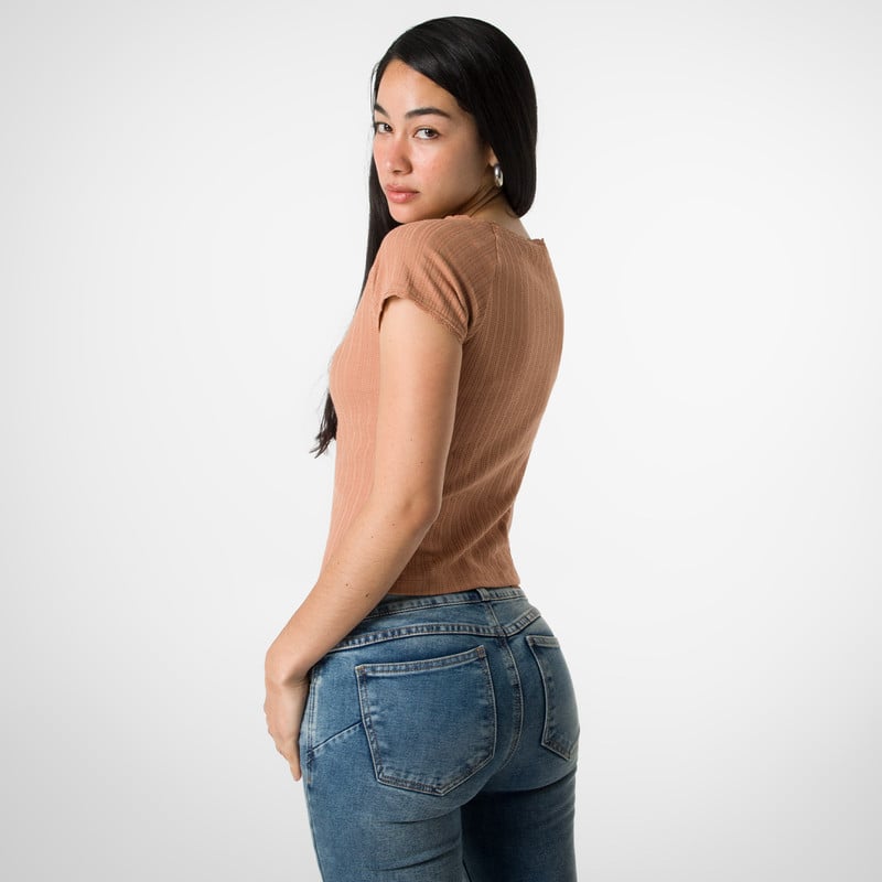 POLO MODA DALALIA RIB MUJER - 3