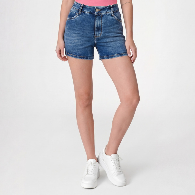 SHORTS SHORT HOLISA 2 DENIM STRETCH MUJER - 1