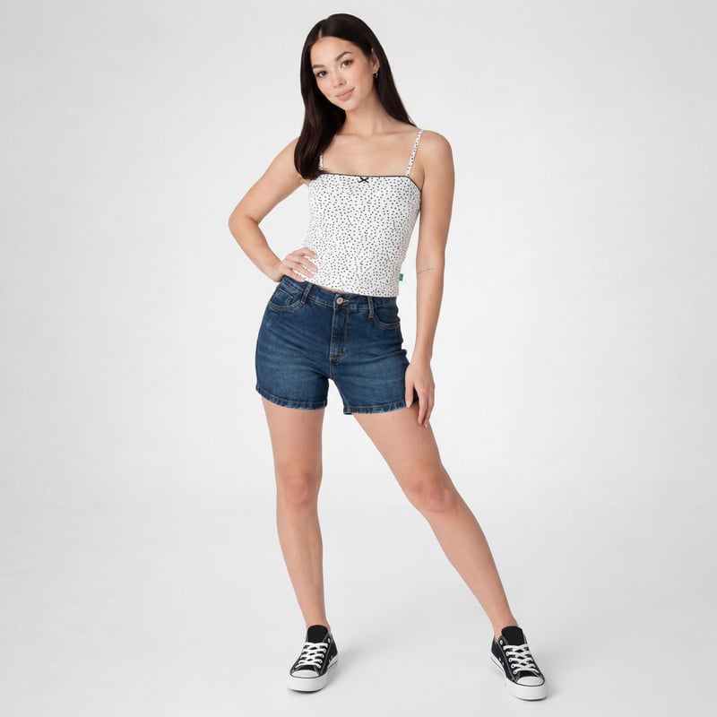 SHORTS SHORT HOLISA 2 DENIM STRETCH MUJER - 2