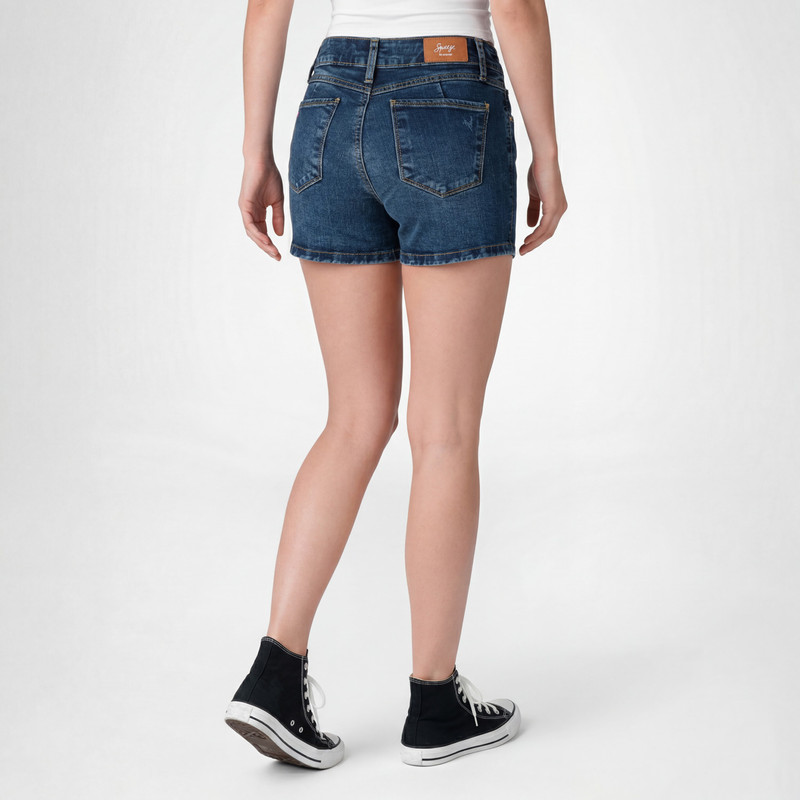 SHORTS SHORT HOLISA 2 DENIM STRETCH MUJER - 3