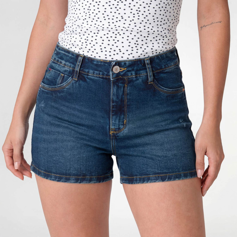 SHORTS SHORT HOLISA 2 DENIM STRETCH MUJER - 4