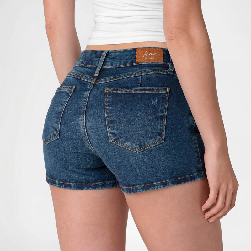 SHORTS SHORT HOLISA 2 DENIM STRETCH MUJER - 5