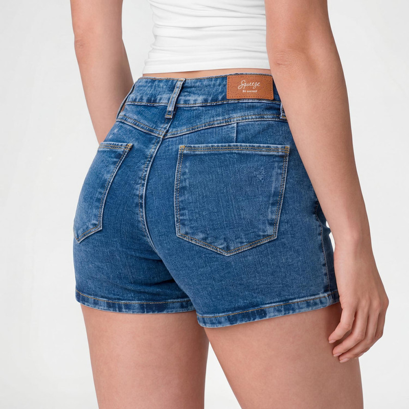 SHORTS SHORT HOLISA 2 DENIM STRETCH MUJER - 5