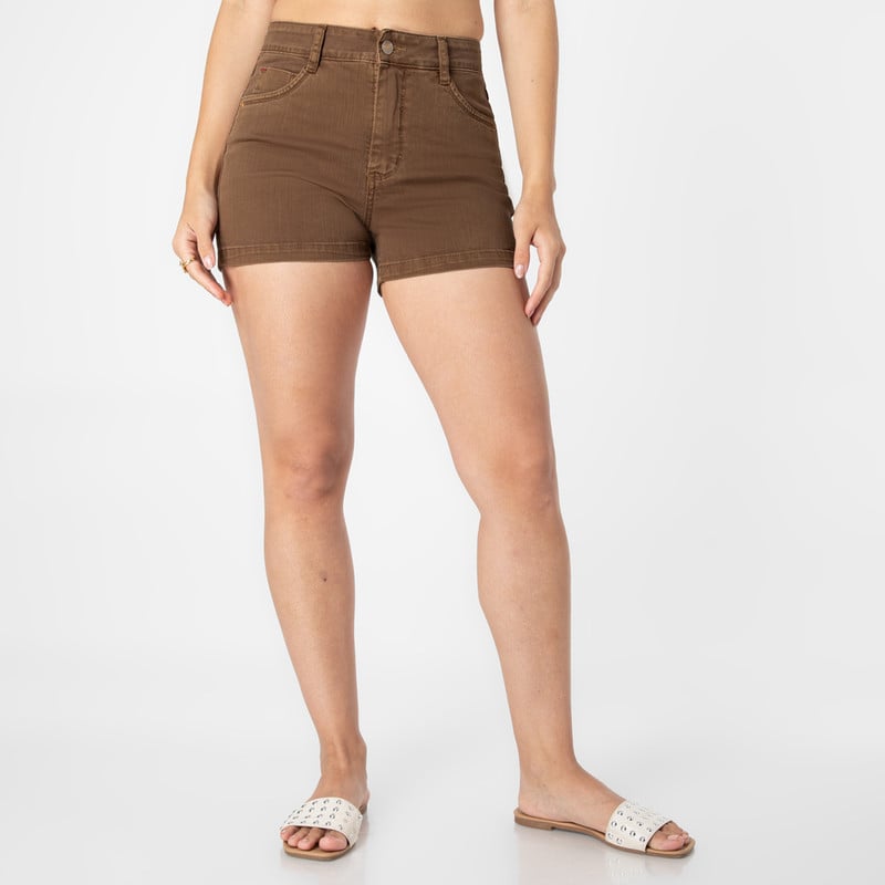 SHORTS SHORT HOLISA DRILL DRILL STRETCH MUJER - 1
