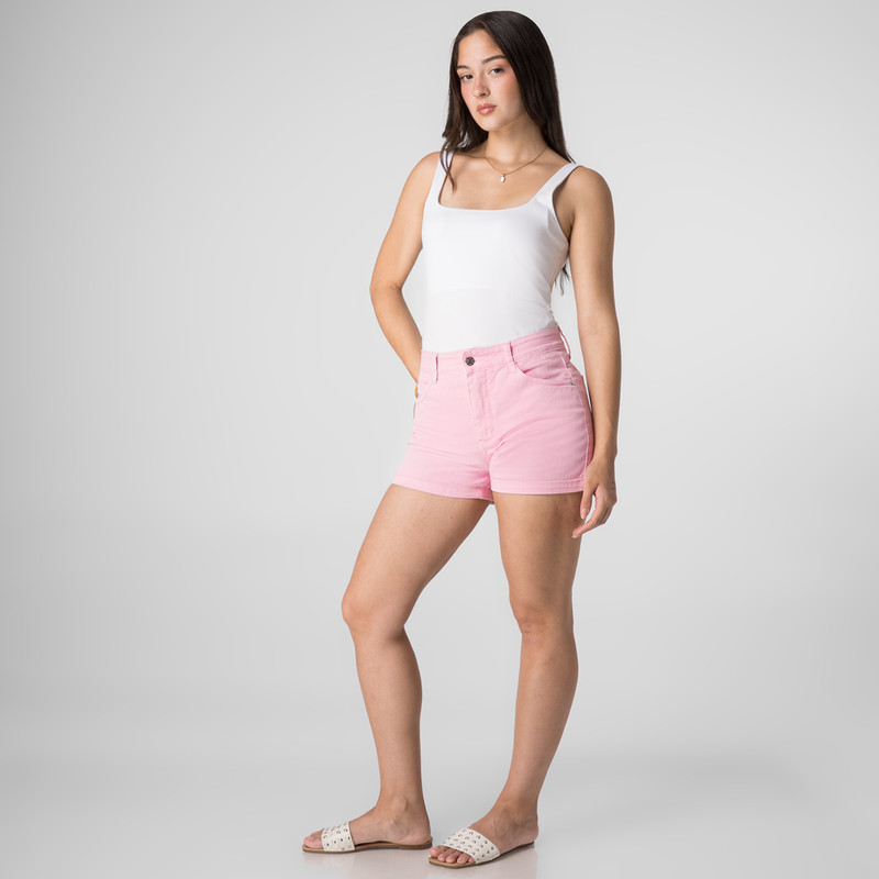 SHORTS SHORT HOLISA DRILL DRILL STRETCH MUJER - 2