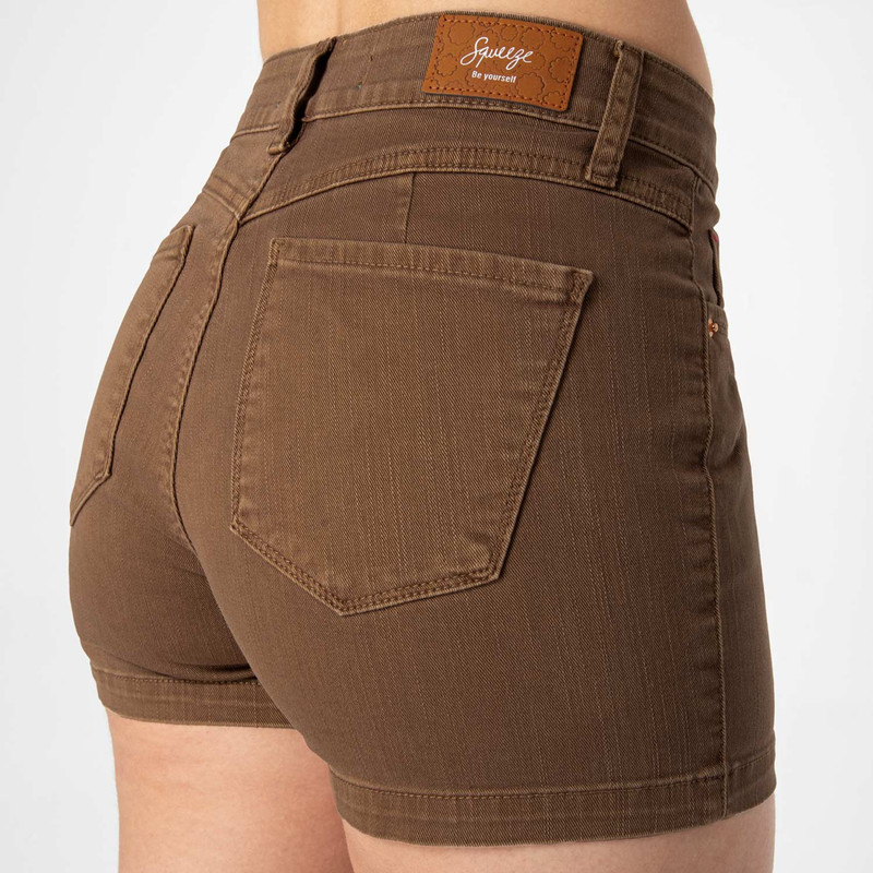SHORTS SHORT HOLISA DRILL DRILL STRETCH MUJER - 5