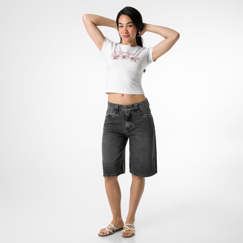 CROPPED JORTS CENYA DENIM MUJER - 2