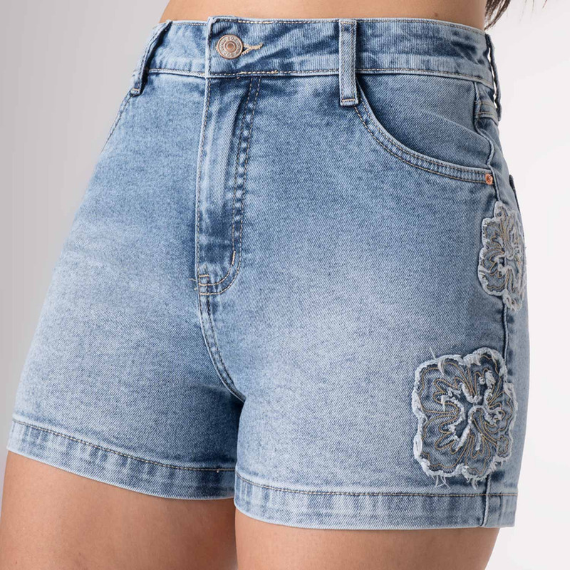 SHORTS SHORT CELINNEH DENIM STRETCH MUJER - 4
