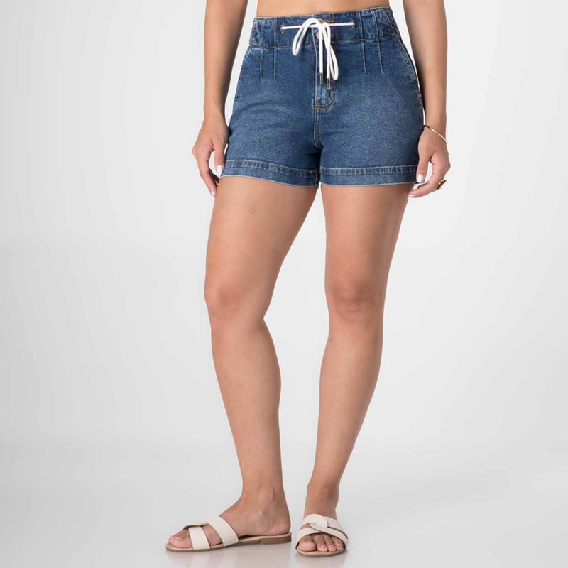 SHORTS SHORT EVANNIH DENIM STRETCH MUJER - 1