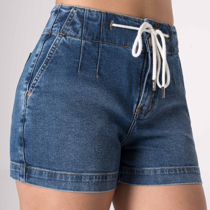 SHORTS SHORT EVANNIH DENIM STRETCH MUJER - 4