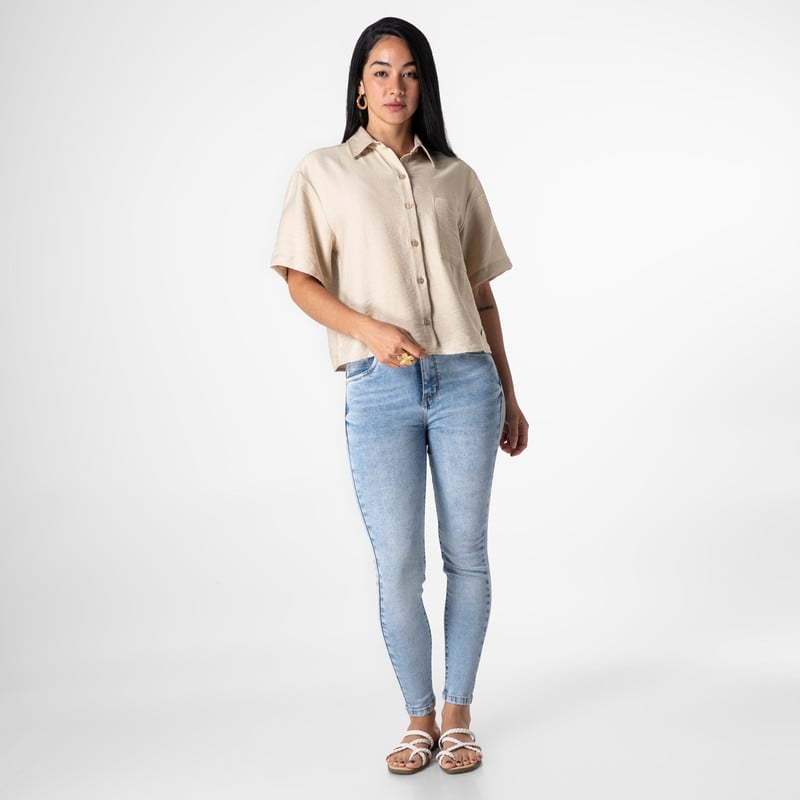 BLUSAS MODA EYAD POPELINA MUJER - 2