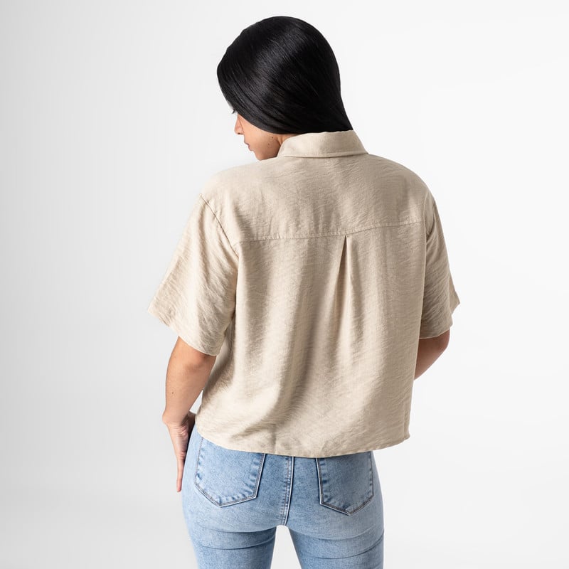 BLUSAS MODA EYAD POPELINA MUJER - 3
