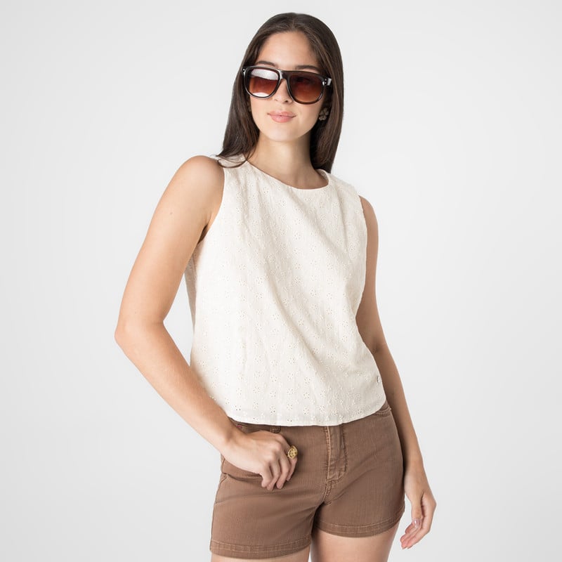 BLUSAS MODA SIENIA BRODERY MUJER - 1