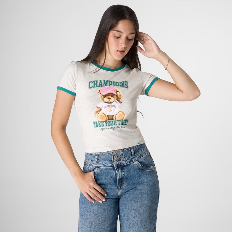 POLOS TSHIRT ALTHY 10 JERSEY FULL LYCRA MUJER - 1