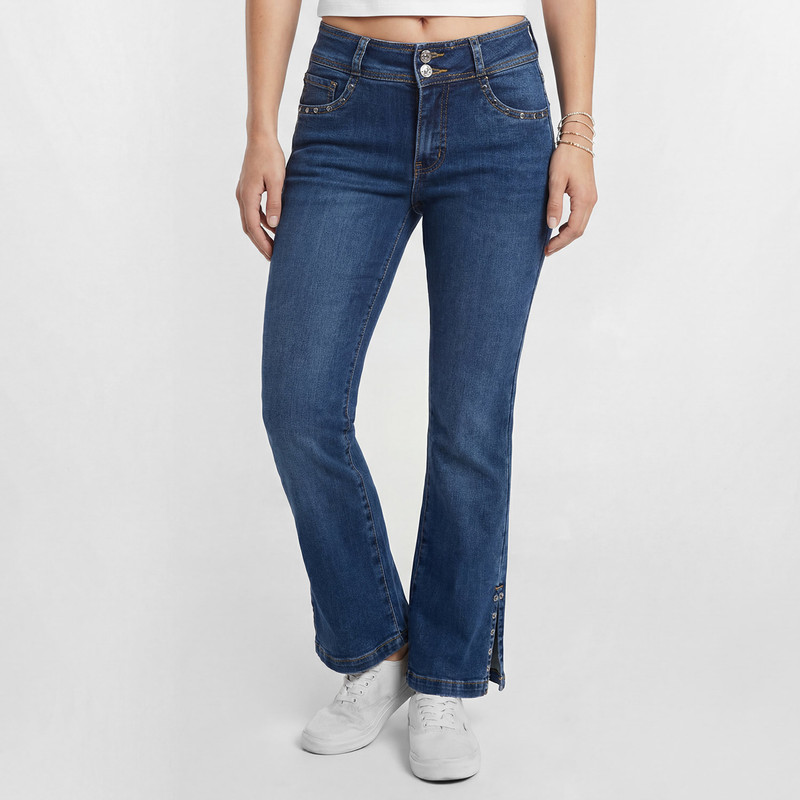 PANTALON MODA IRELITH DENIM STRETCH MUJER - 1