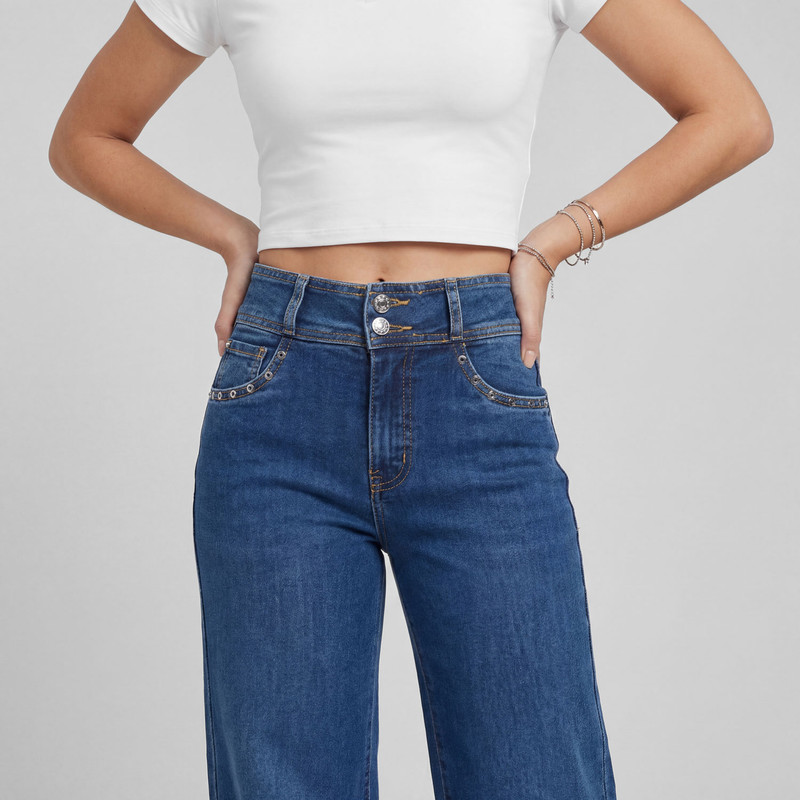 PANTALON MODA IRELITH DENIM STRETCH MUJER - 4