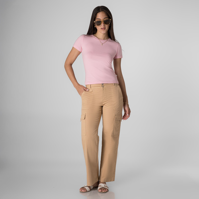 PANTALON CARGO DULARY TAFETA MUJER - 2