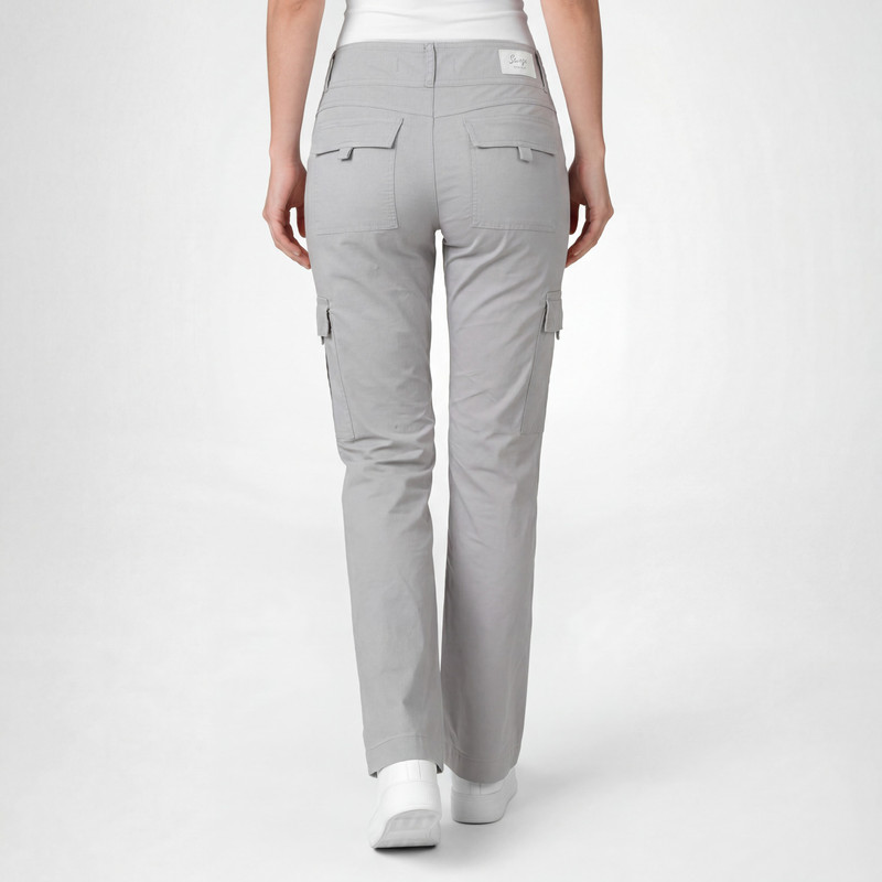 PANTALON CARGO DULARY TAFETA MUJER - 3