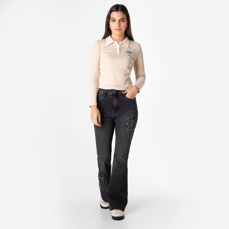 POLO MODA RIB LYCRADO MUJER JAZZ-DISNEY - 2