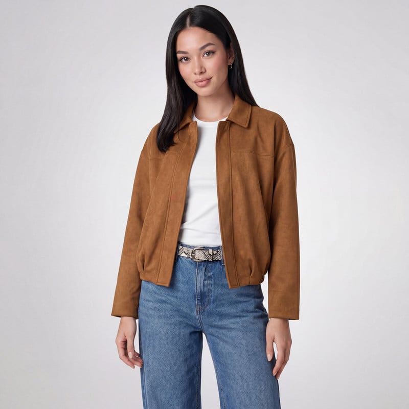 CASACA SUEDE MUJER TATHIANNA - 1