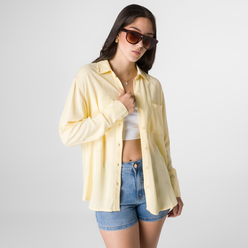 BLUSAS POPELINA MUJER LORAMI - 1