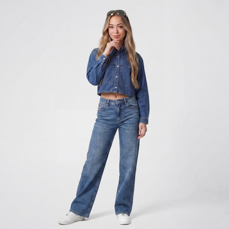 BLUSAS DENIM MUJER EIRHIN - 2