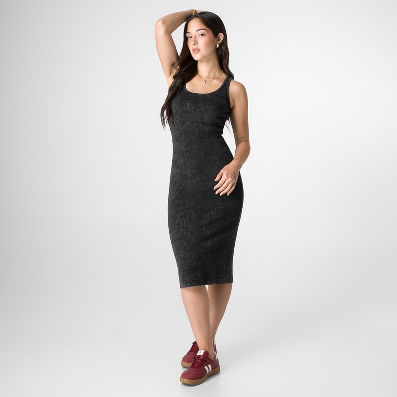 VESTIDOS MODA RIB MUJER BOLIGAY - 1