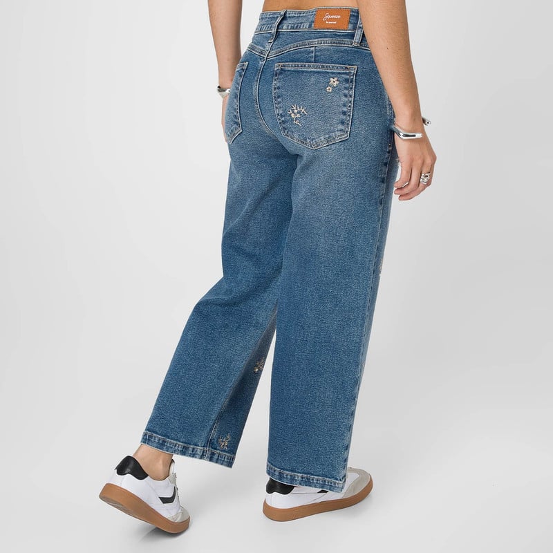 PANTALON DENIM STRETCH MUJER BRYNHI - 3