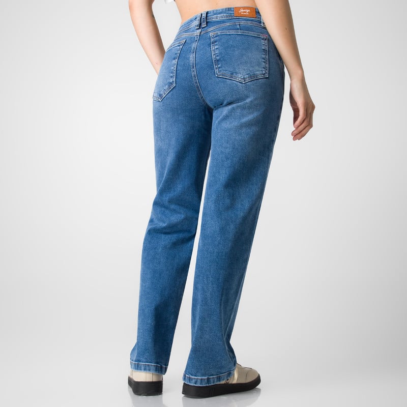 PANTALON DENIM STRETCH MUJER INIET LOW - 3