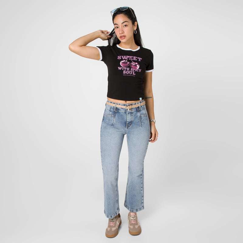 PANTALON DENIM STRETCH MUJER CHRISTELYE - 2