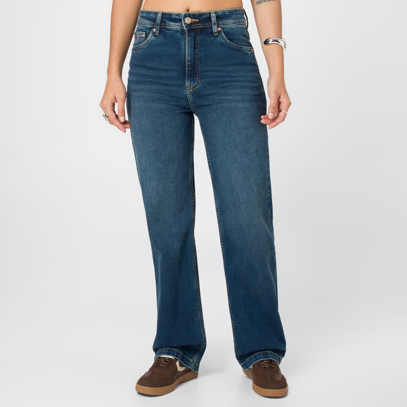 PANTALON DENIM STRETCH MUJER INIET COMFORT - 1