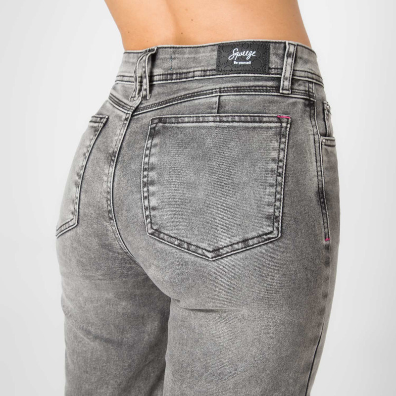 PANTALON DENIM STRETCH MUJER INIET COMFORT - 4