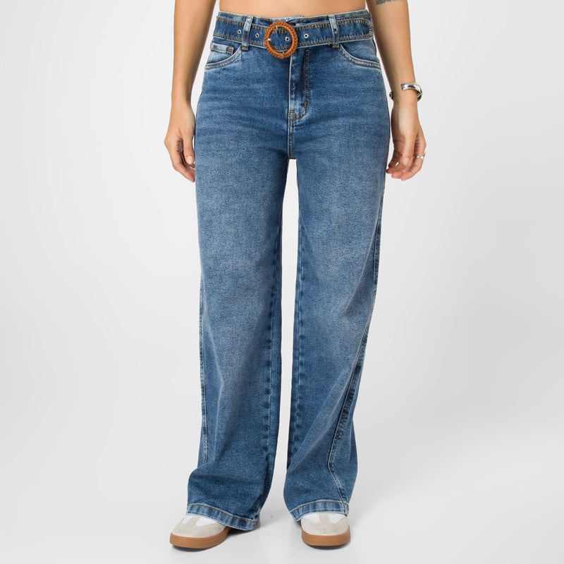 PANTALON DENIM STRETCH MUJER LONDON - 1