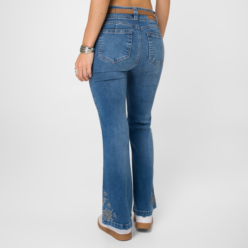 PANTALON DENIM STRETCH MUJER FIORELLYH - 3