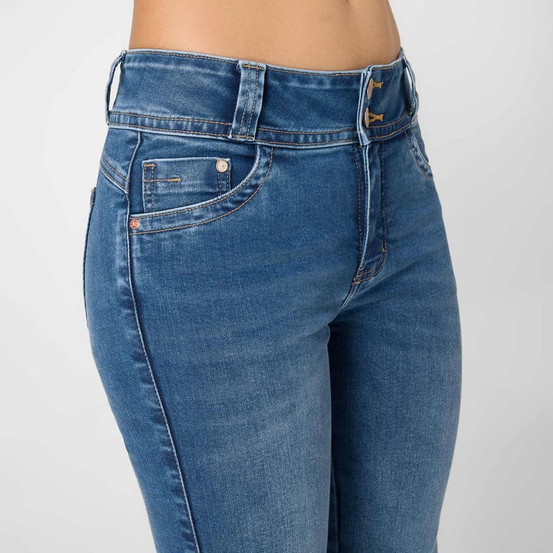 PANTALON DENIM STRETCH MUJER FIORELLYH - 4