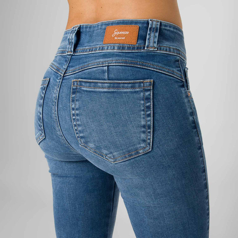PANTALON DENIM STRETCH MUJER FIORELLYH - 5