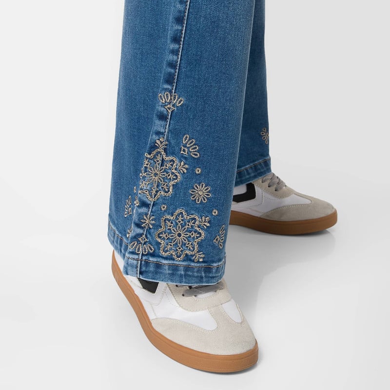 PANTALON DENIM STRETCH MUJER FIORELLYH - 6