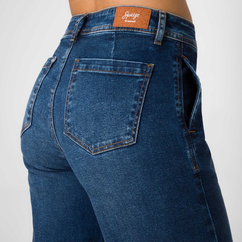 PANTALON DENIM STRETCH MUJER ROSALIE - 5