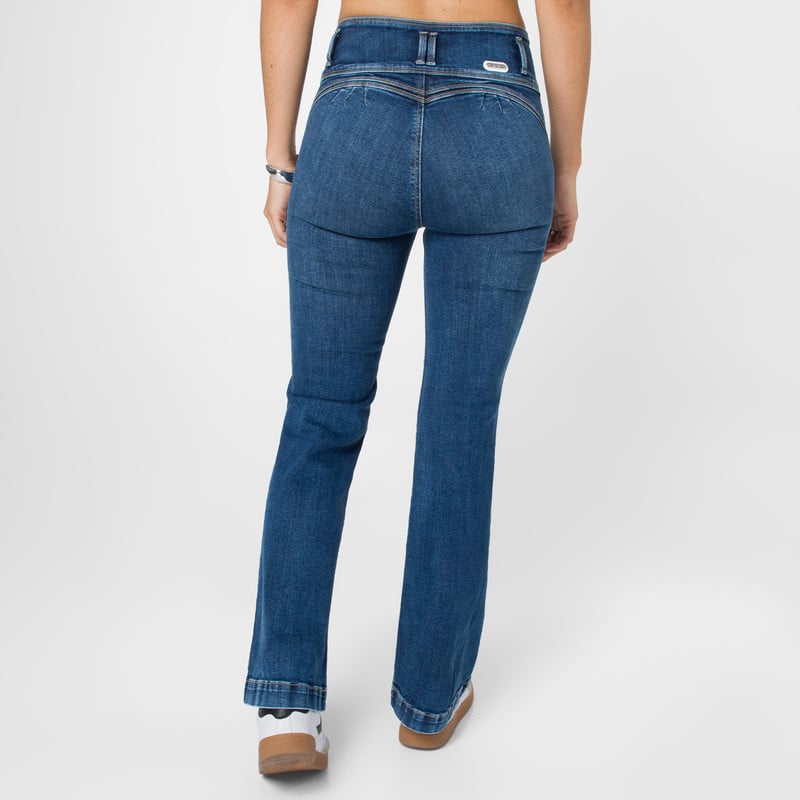 PANTALON DENIM STRETCH MUJER SOHRA - 3