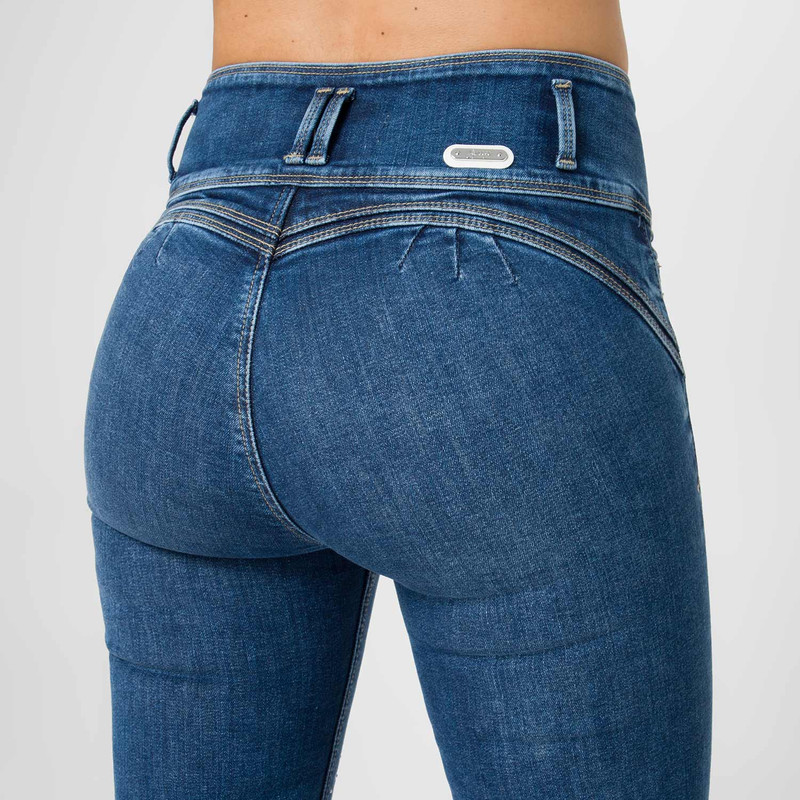 PANTALON DENIM STRETCH MUJER SOHRA - 5