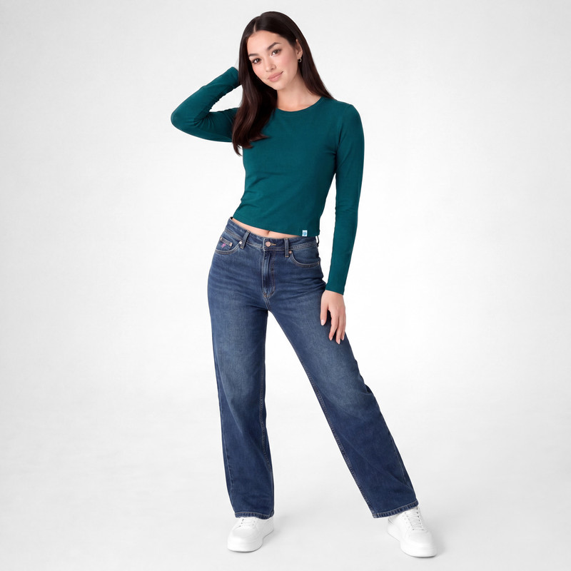 POLOS JERSEY FULL LYCRA MUJER LOARA SOLIDO - 2