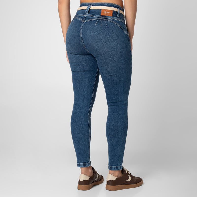 PANTALON DENIM STRETCH MUJER ILIANNIA - 3