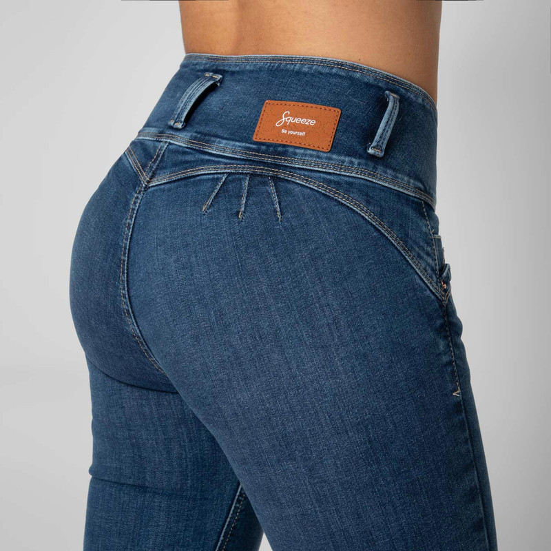 PANTALON DENIM STRETCH MUJER ILIANNIA - 5
