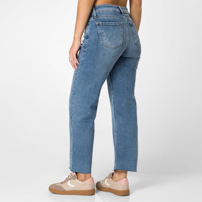 PANTALON DENIM STRETCH MUJER FLORIANY - 3