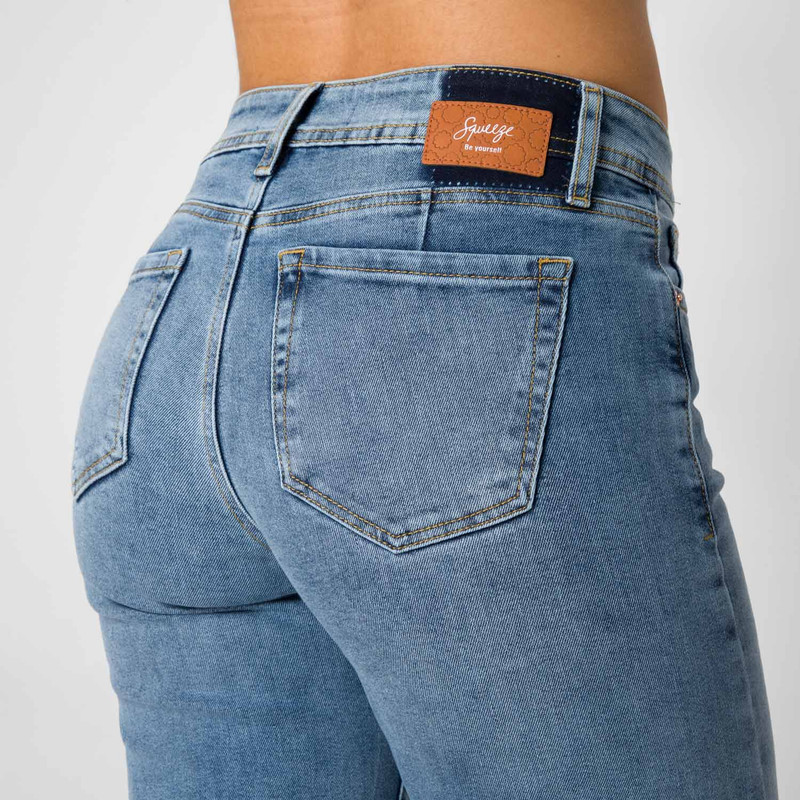 PANTALON DENIM STRETCH MUJER FLORIANY - 5