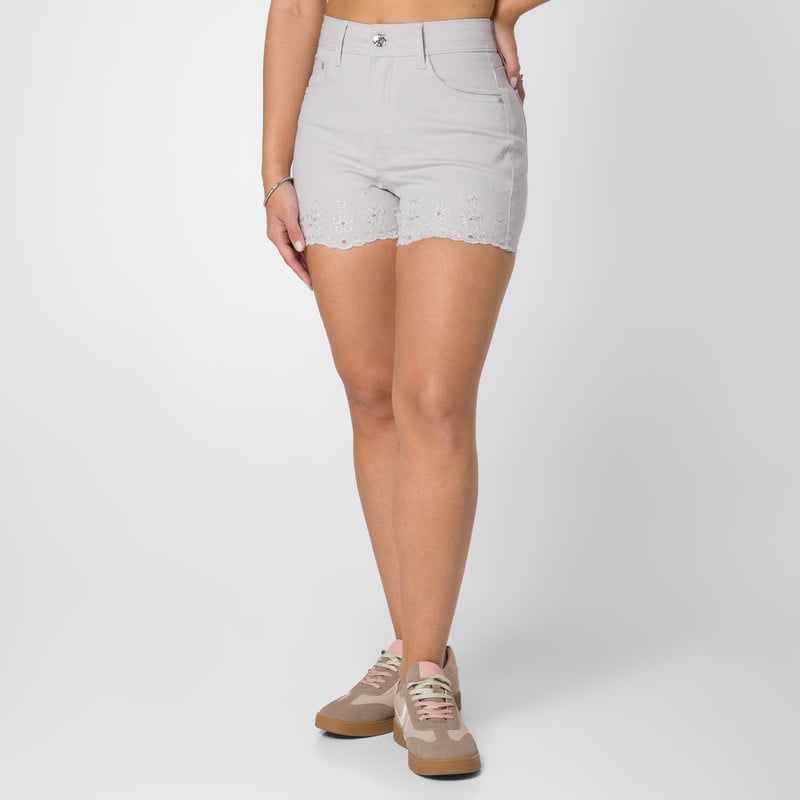SHORT DRILL STRETCH MUJER SAFAERAH - 1