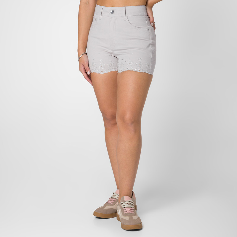 SHORT DRILL STRETCH MUJER SAFAERAH - 1