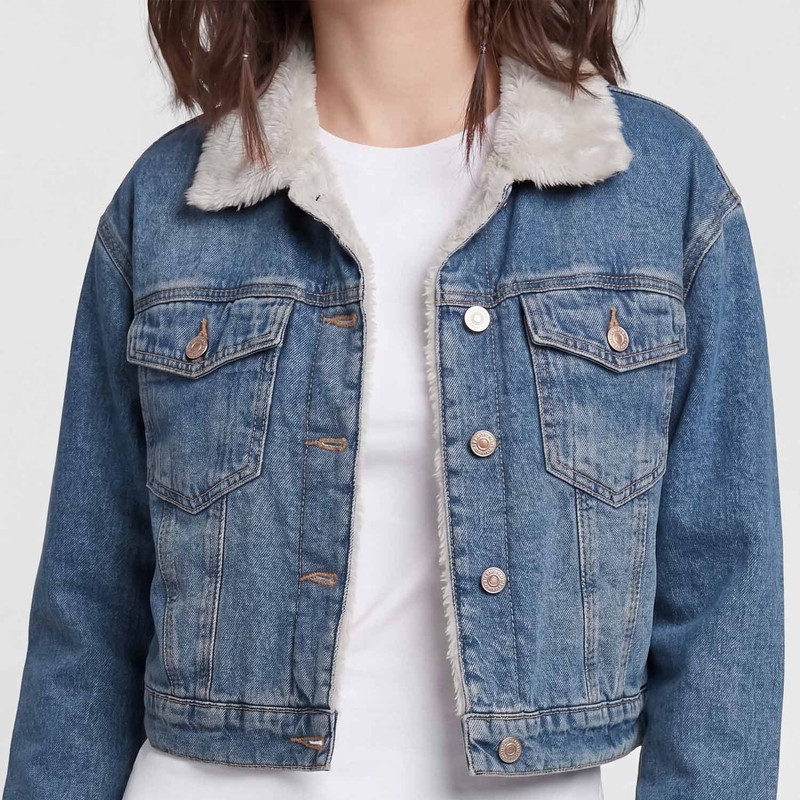 CASACA DENIM MUJER HARPET - 4