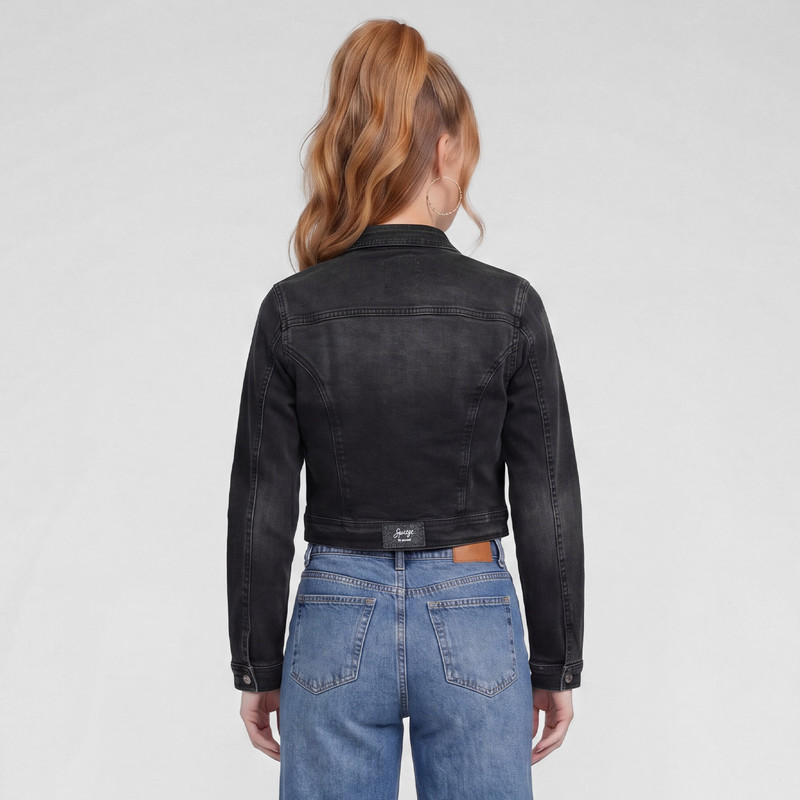 CASACA DENIM STRETCH MUJER CAYETANNAH - 3